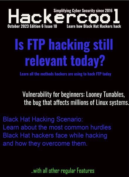 Hackercool – October 2023 Cover