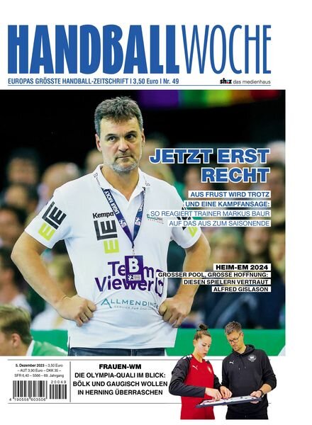 Handballwoche – 5 Dezember 2023 Cover