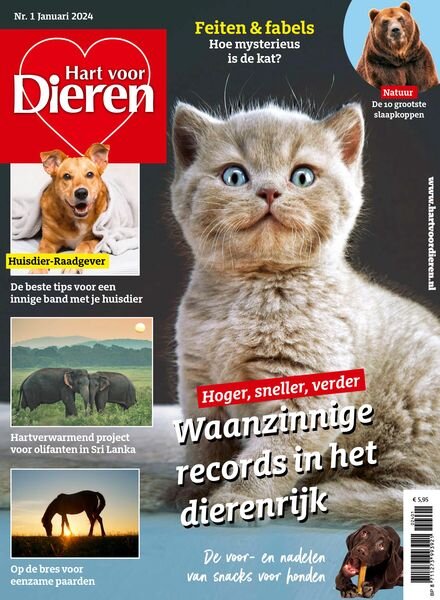 Hart voor Dieren – Januari 2024 Cover