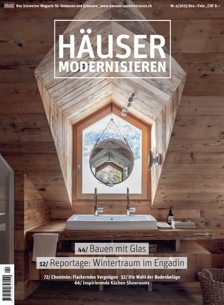 Hauser Modernisieren – Dezember 2023 – Februar 2024 Cover