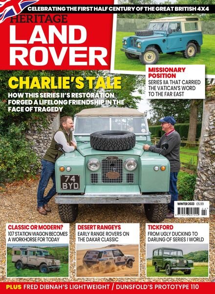 Heritage Land Rover – Winter 2023 Cover