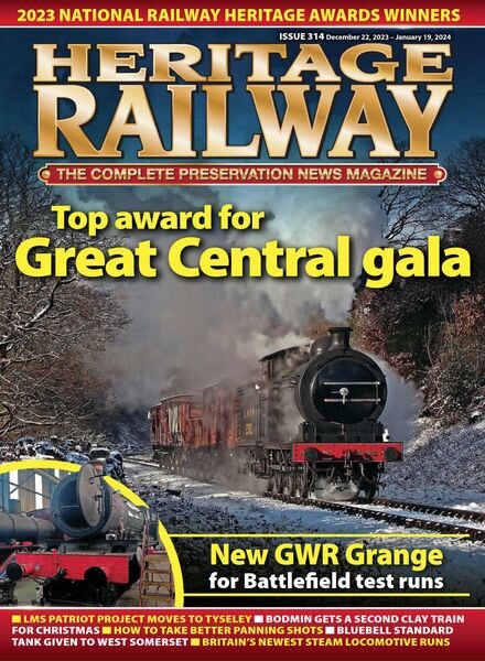 Heritage Railway – Issue 314 – December 22 2023 Cover