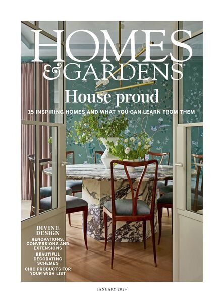 Homes & Gardens UK – January 2024 Cover