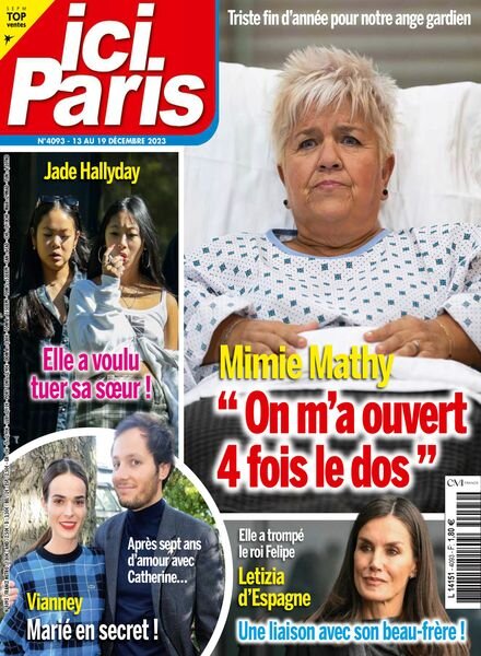 Ici Paris – 13 Decembre 2023 Cover