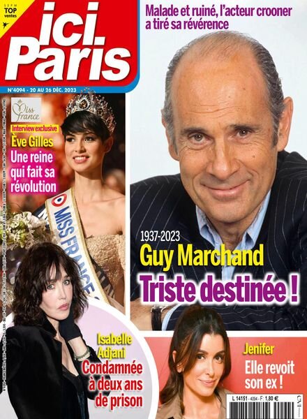 Ici Paris – 20 Decembre 2023 Cover