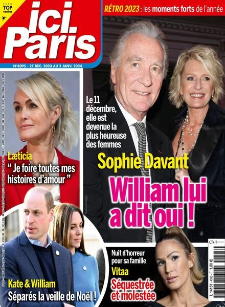 Ici Paris – 27 Decembre 2023 Cover