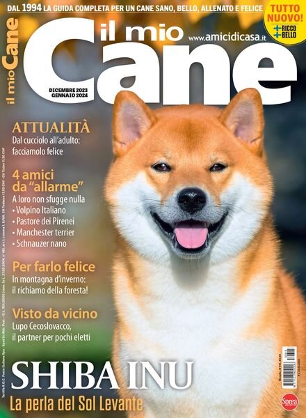 Il Mio Cane – Dicembre 2023 – Gennaio 2024 Cover
