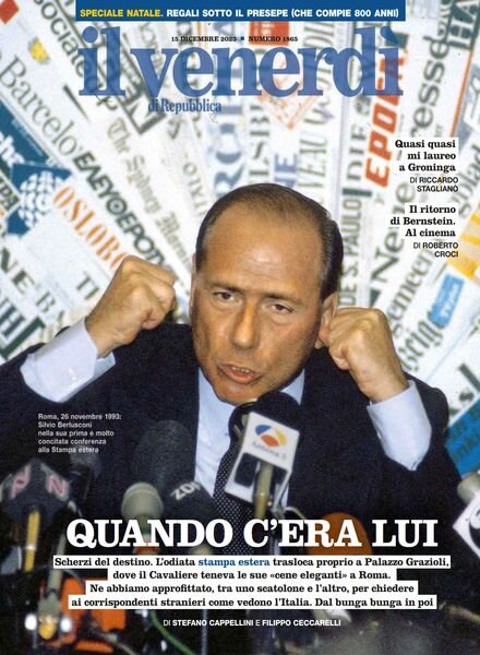 Il Venerdi di Repubblica – 15 Dicembre 2023 Cover