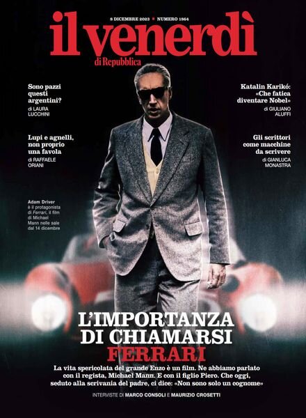 Il Venerdi di Repubblica – 8 Dicembre 2023 Cover
