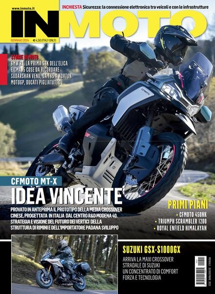 In Moto – Gennaio 2024 Cover