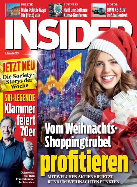 Insider Austria – 6 Dezember 2023 Cover