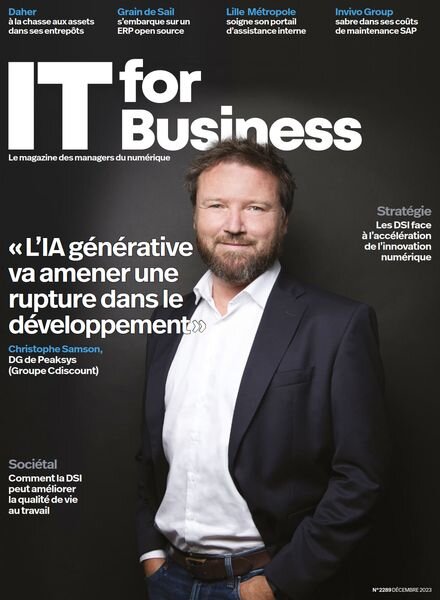IT for Business – Decembre 2023 Cover