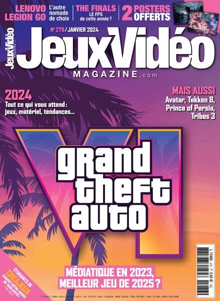 Jeux Video Magazine – Janvier 2024 Cover