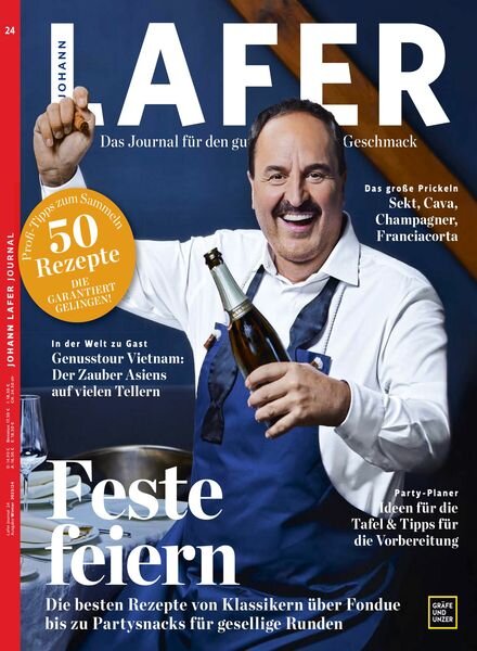 Johann Lafer Journal – Winter 2023 Cover