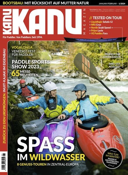 Kanu Magazin – Januar 2024 Cover