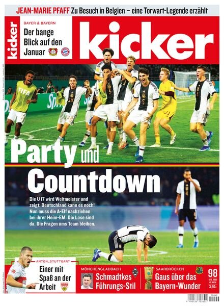 Kicker Sportmagazin – 04 Dezember 2023 Cover