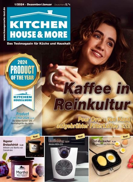Kitchen House & More – Januar 2024 Cover