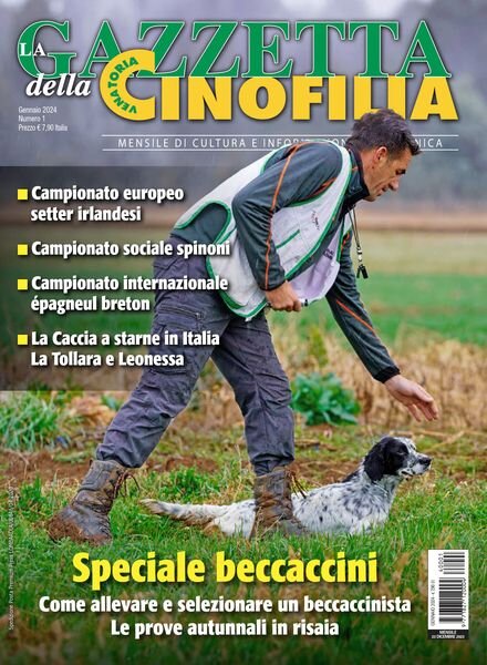 La Gazzetta Della Cinofilia Venatoria – Gennaio 2024 Cover