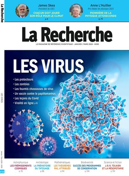 La Recherche – Janvier-Mars 2024 Cover