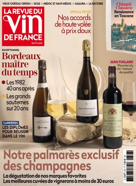 La Revue du Vin de France – Decembre 2023 – Janvier 2024 Cover