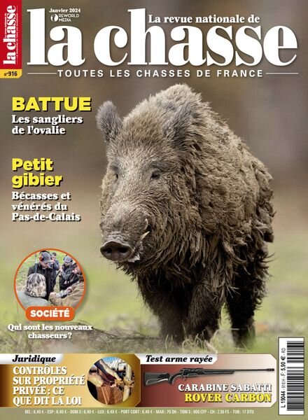 La Revue nationale de La chasse – Janvier 2024 Cover