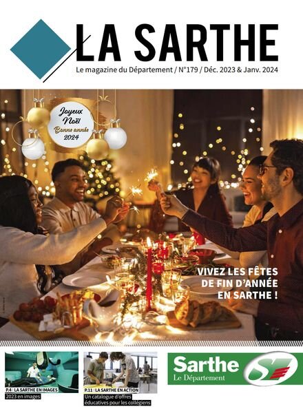 La Sarthe – Decembre 2023 – Janvier 2024 Cover