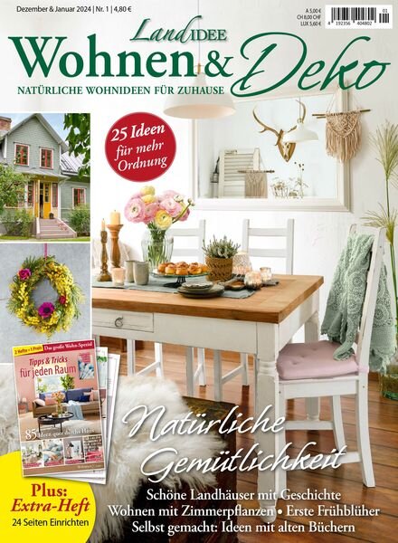 LandIDEE Wohnen & Deko – Januar 2024 Cover