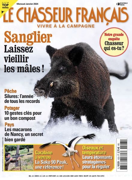 Le Chasseur Francais – Janvier 2024 Cover