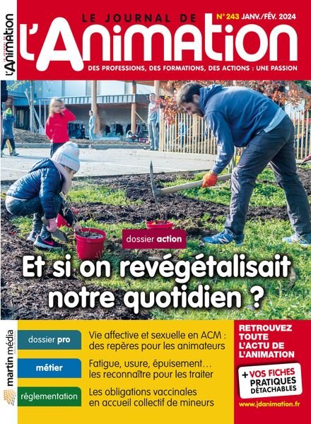 Le Journal de l’Animation – Janvier-Fevrier 2024 Cover