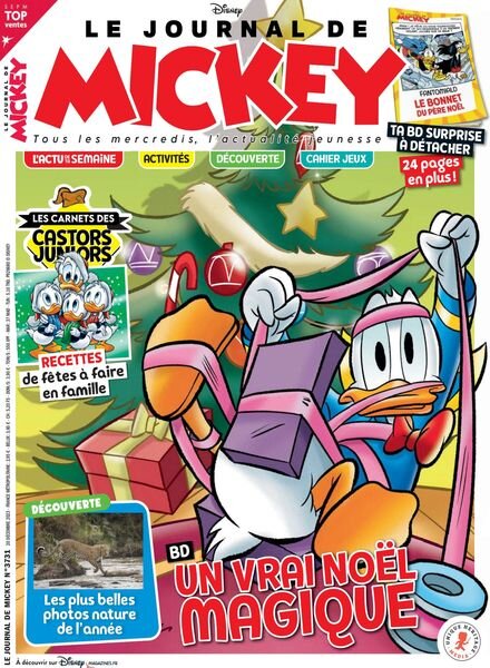 Le Journal de Mickey – 20 Decembre 2023 Cover
