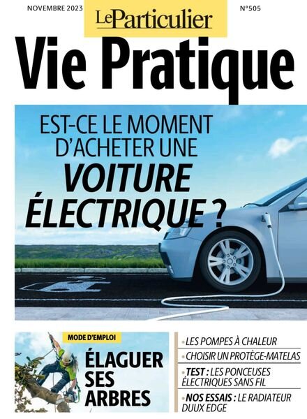 Le Particulier Vie Pratique – Novembre 2023 Cover