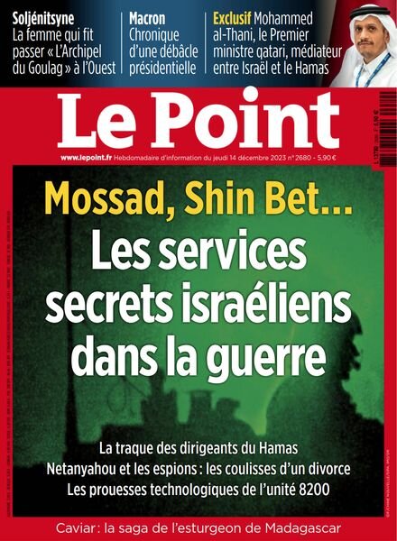 Le Point – 14 Decembre 2023 Cover