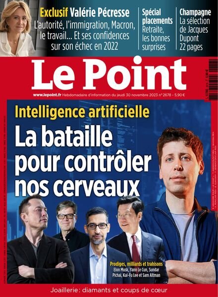Le Point – 30 Novembre 2023 Cover