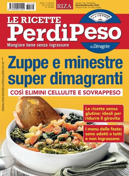 Le Ricette PerdiPeso – Novembre-Dicembre 2023 Cover