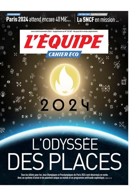 L’Equipe Cahier eco – Novembre 2023 Cover