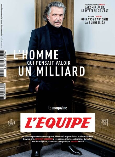 L’Equipe Magazine – 16 Decembre 2023 Cover