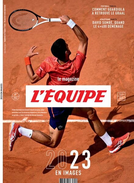 L’Equipe Magazine – 23 Decembre 2023 Cover