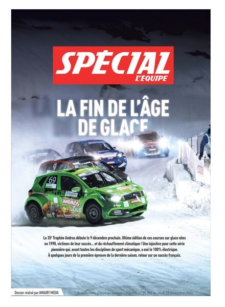 L’Equipe Magazine Special – 23 Novembre 2023 Cover
