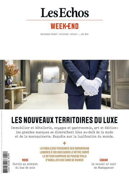 Les Echos Week-end – 24 Novembre 2023 Cover