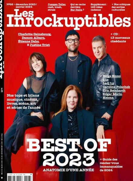 Les Inrockuptibles – Decembre 2023 – Janvier 2024 Cover
