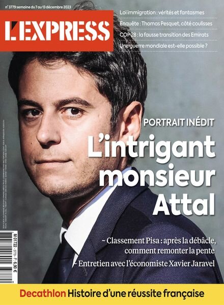 L’Express – 7 Decembre 2023 Cover