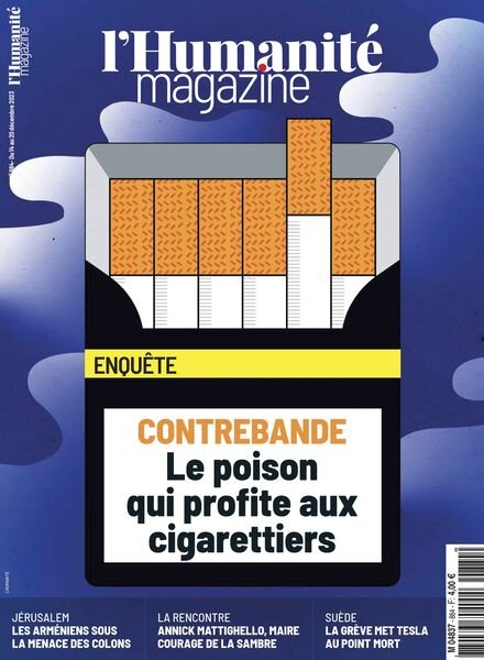 L’Humanite Magazine – 14 Decembre 2023 Cover