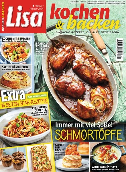 Lisa Kochen & Backen – Januar 2024 Cover