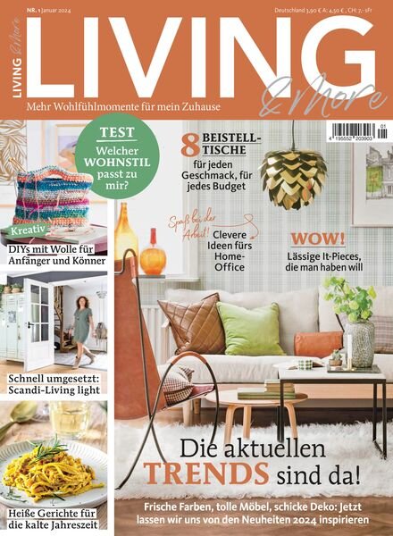 Living & More – Januar 2024 Cover