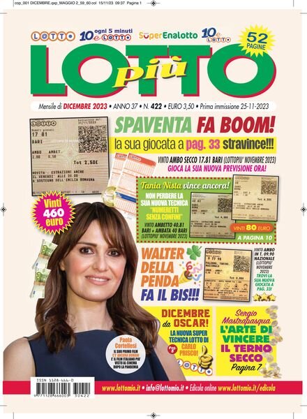 Lottopiu – Dicembre 2023 Cover