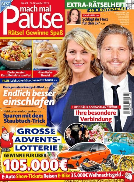 Mach mal Pause – 29 November 2023 Cover