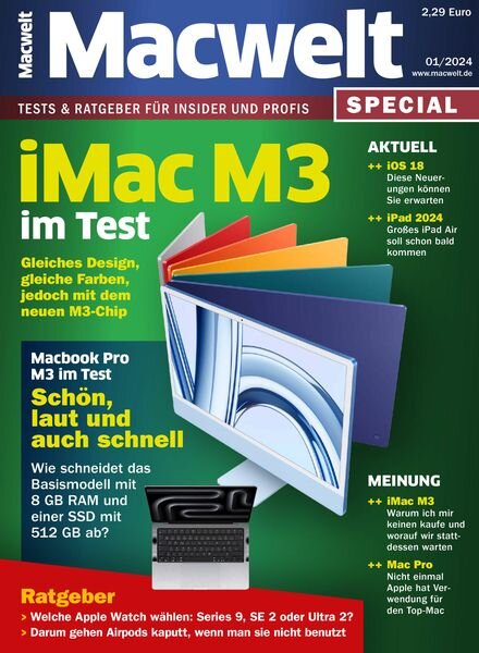 Macwelt Special – Januar 2024 Cover