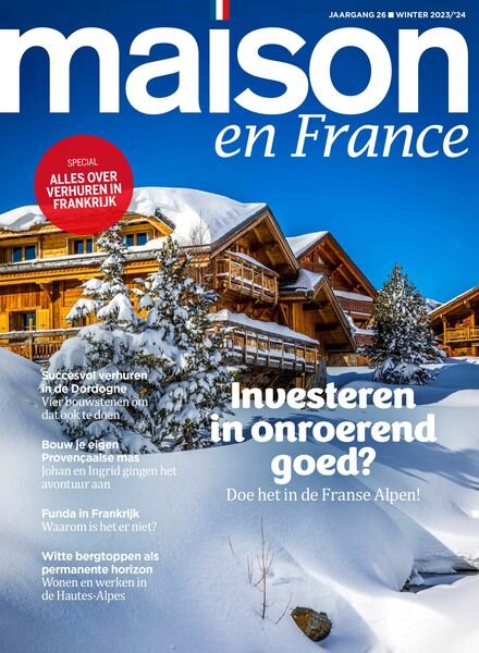 Maison en France – Winter 2023 Cover