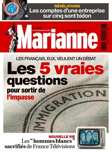 Marianne – 14 Decembre 2023 Cover