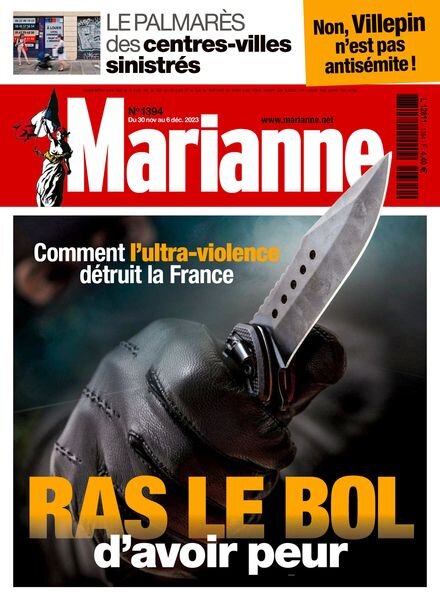Marianne – 30 Novembre 2023 Cover